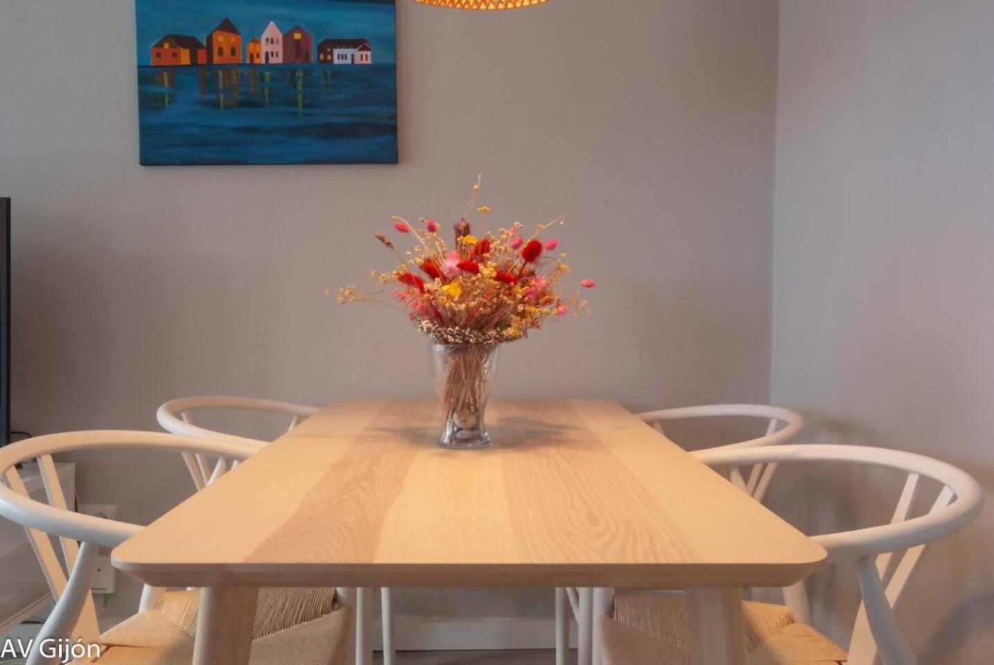 Av Aguado 44 Appartement Gijón Buitenkant foto