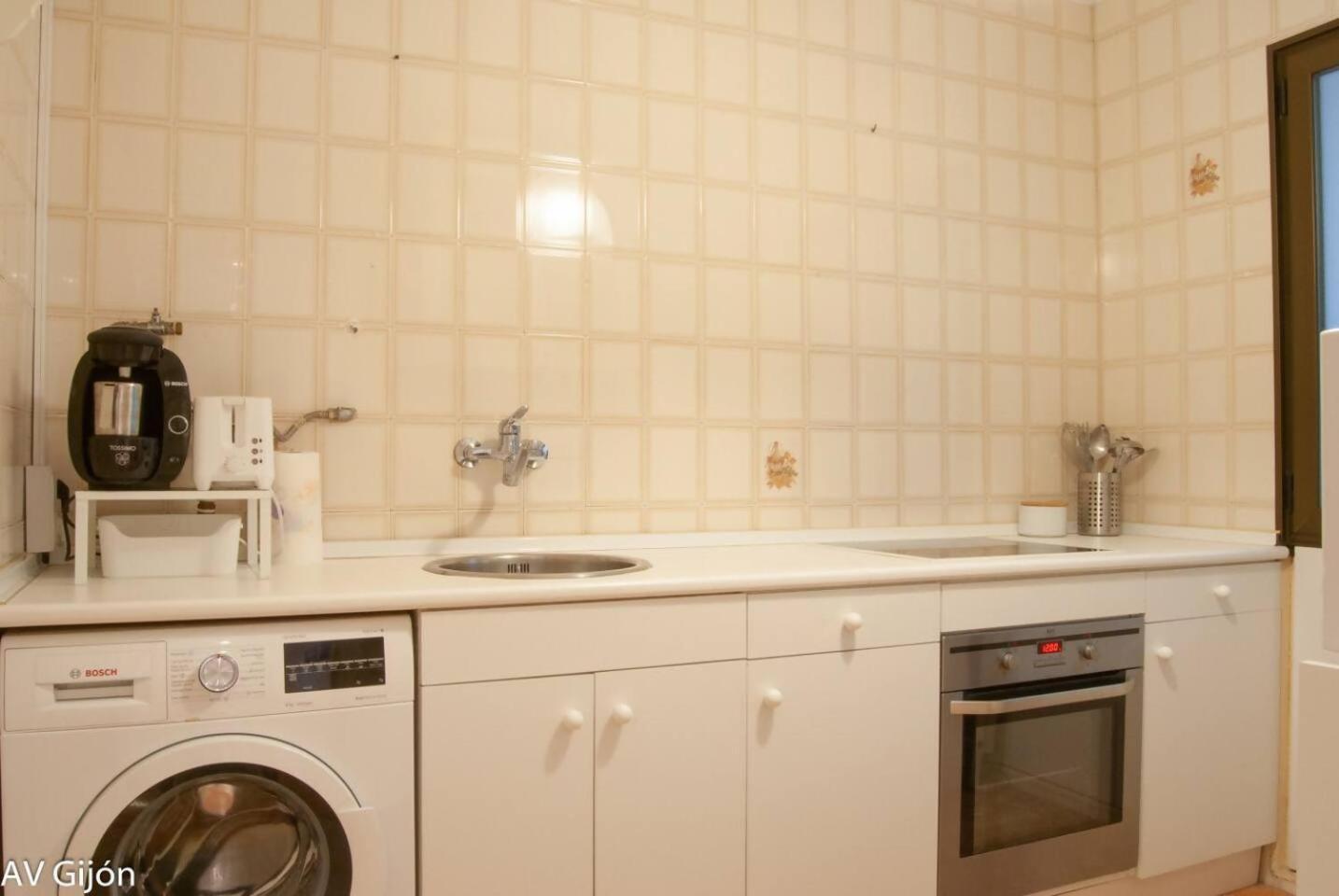 Av Aguado 44 Appartement Gijón Buitenkant foto